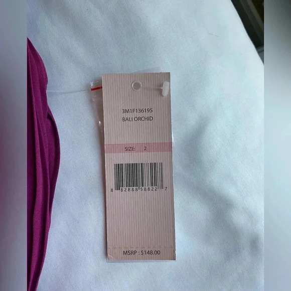 NANETTE LEPORE bali orchid dress KNEE LENGTH womans size 2 - Picture 3 of 4